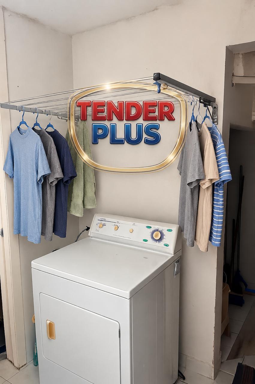 Tendedero de Ropa Abatible 80x120 para Muro
